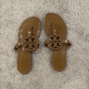 Tory Burch Brown Miller Sandals Classic Design. size 7